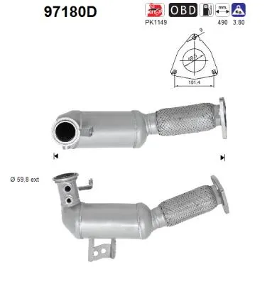 Catalytic Converter Volvo V60 I · Volvo S60 II · Volvo XC60 I SUV