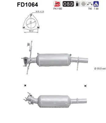 Soot/Particulate Filter, exhaust system Land Rover FREELANDER 2 · Land Rover FREELANDER 2 VAN