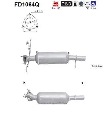 Soot/Particulate Filter, exhaust system Land Rover FREELANDER 2 · Land Rover FREELANDER 2 VAN