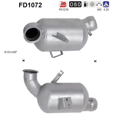 Soot/Particulate Filter, exhaust system Mercedes-Benz C-CLASS · Mercedes-Benz E-CLASS · Mercedes-Benz C-CLASS T-Model