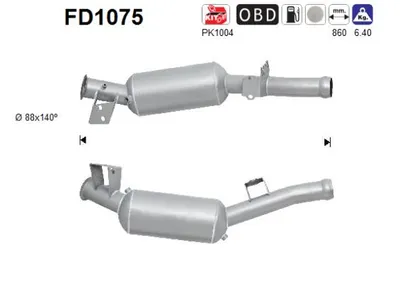 Soot/Particulate Filter, exhaust system Mercedes-Benz M-CLASS · Mercedes-Benz GL-CLASS