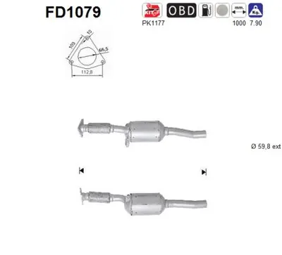 Soot/Particulate Filter, exhaust system Renault LATITUDE