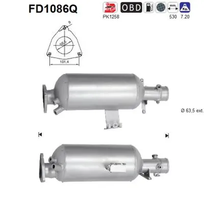 Soot/Particulate Filter, exhaust system Land Rover DISCOVERY IV · Land Rover RANGE ROVER SPORT I · Land Rover DISCOVERY IV VAN