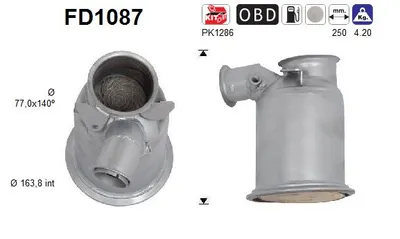 Soot/Particulate Filter, exhaust system Seat LEON ST · Vw GOLF VII Variant · Audi A3 Limousine