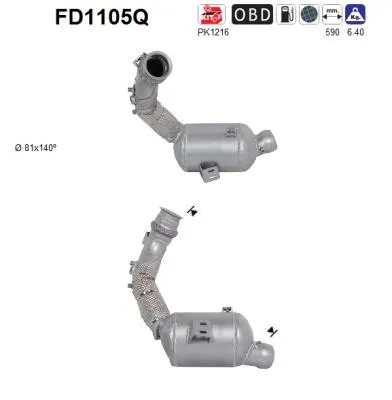 Soot/Particulate Filter, exhaust system Mercedes-Benz C-CLASS · Mercedes-Benz E-CLASS · Mercedes-Benz E-CLASS T-Model