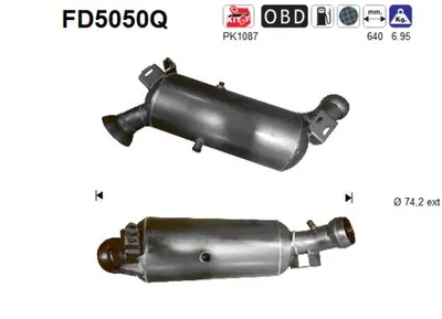 Soot/Particulate Filter, exhaust system Mercedes-Benz E-CLASS T-Model · Mercedes-Benz E-CLASS