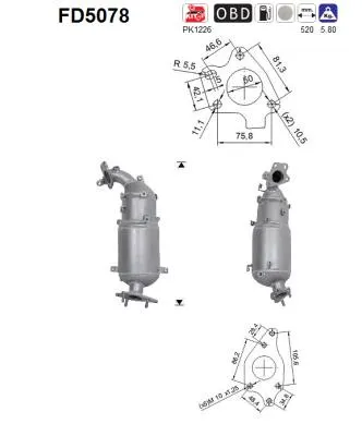 Soot/Particulate Filter, exhaust system Honda CR-V III · Honda CR-V IV