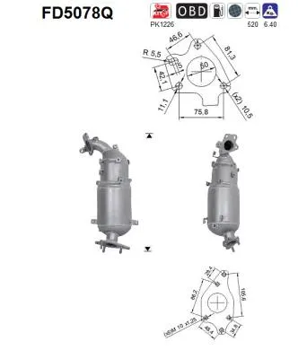 Soot/Particulate Filter, exhaust system Honda CR-V III · Honda CR-V IV