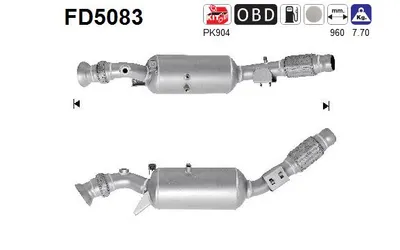 Soot/Particulate Filter, exhaust system Mercedes-Benz SPRINTER 3,5-t Platform/Chassis · Mercedes-Benz SPRINTER 5-t Platform/Chassis · Mercedes-Benz SPRINTER 3,5-t Bus