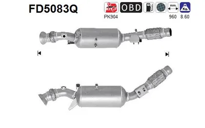 Soot/Particulate Filter, exhaust system Mercedes-Benz SPRINTER 3,5-t Platform/Chassis · Mercedes-Benz SPRINTER 5-t Platform/Chassis · Mercedes-Benz SPRINTER 3,5-t Bus