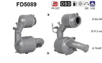 Soot/Particulate Filter, exhaust system Mini MINI COUNTRYMAN · Mini MINI PACEMAN