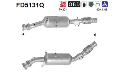 Soot/Particulate Filter, exhaust system Mercedes-Benz SPRINTER 3,5-t Platform/Chassis · Mercedes-Benz SPRINTER 3,5-t Bus · Mercedes-Benz SPRINTER 3,5-t Van