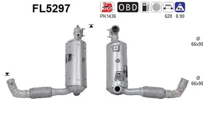 Soot/Particulate Filter, exhaust system Ford FOCUS IV · Ford FOCUS IV Turnier · Ford FOCUS IV Saloon