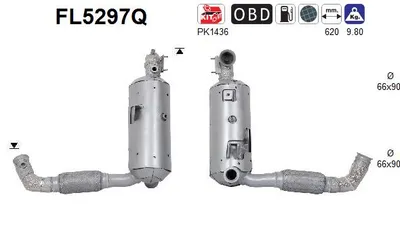 Soot/Particulate Filter, exhaust system Ford FOCUS IV · Ford FOCUS IV Turnier · Ford FOCUS IV Saloon