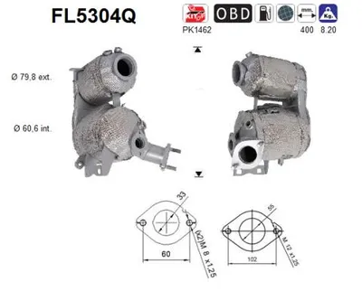 Soot/Particulate Filter, exhaust system Kia CEED · Hyundai i30 · Hyundai i30 Estate