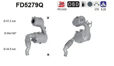 Soot/Particulate Filter, exhaust system Mini MINI · Mini MINI CLUBMAN · Mini MINI Convertible