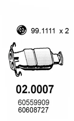 Catalytic Converter Alfa Romeo 155