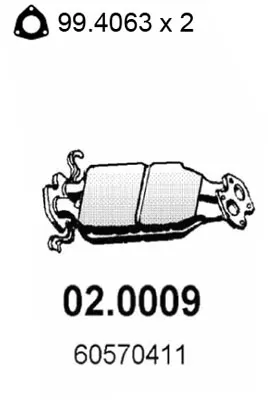 Catalytic Converter Alfa Romeo 164 · Lancia THEMA