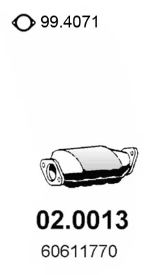 Catalytic Converter Alfa Romeo 145 · Alfa Romeo 155 · Alfa Romeo 146