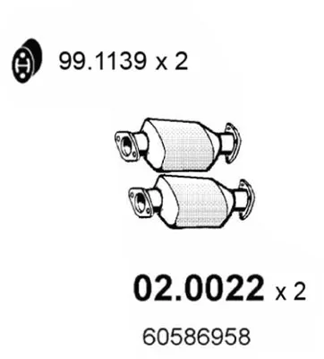 Catalytic Converter Alfa Romeo 164