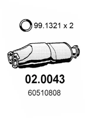 Catalytic Converter Alfa Romeo 164