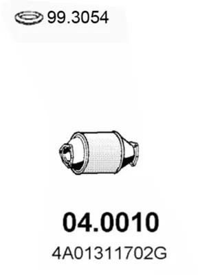 Catalytic Converter Audi 100 C4 Saloon · Audi 100 C4 Avant · Audi A6 C4