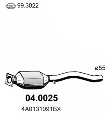 Catalytic Converter Audi 100 C4 Saloon · Audi 100 C4 Avant · Audi A6 C4