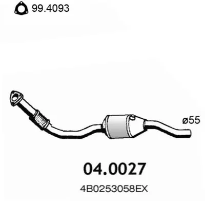 Catalytic Converter Audi A4 B5 · Audi A6 C5 · Audi A6 C5 Avant