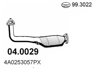 Catalytic Converter Audi 100 C4 Saloon · Audi 100 C4 Avant · Audi A6 C4