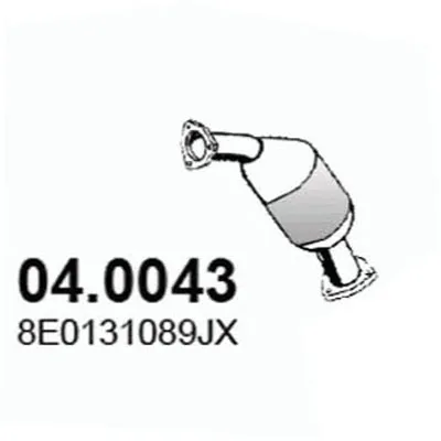 Catalytic Converter Audi A4 B6 · Audi A4 B6 Avant · Audi A4 B6 Convertible