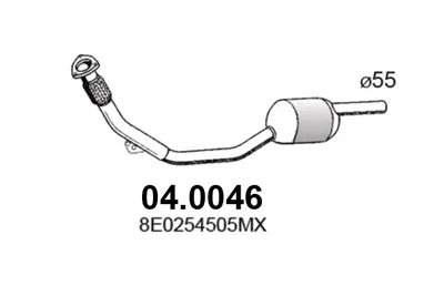 Catalytic Converter Audi A4 B6 · Audi A4 B6 Avant · Audi A4 B6 Convertible