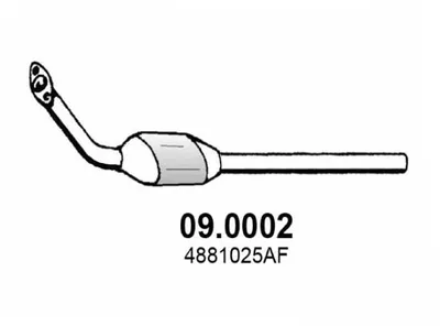 Catalytic Converter Chrysler VOYAGER IV