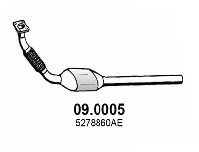 Catalytic Converter Chrysler PT CRUISER