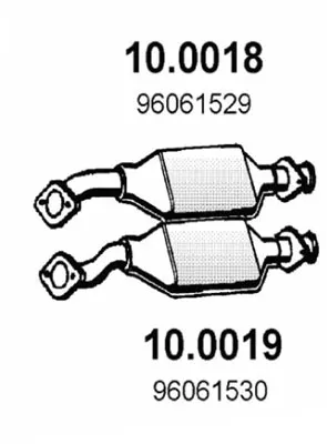 Catalytic Converter Citroën XM · Peugeot 605