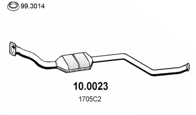 Catalytic Converter Citroën XANTIA · Citroën XANTIA Break · Citroën XANTIA Estate Van