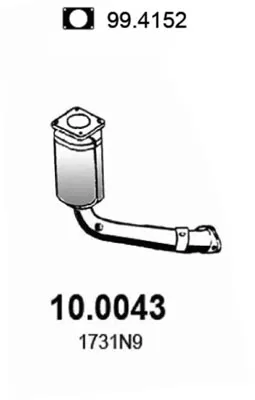 Catalytic Converter Citroën SAXO · Peugeot 106 II