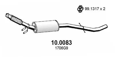 Catalytic Converter Citroën C5 II · Citroën C5 II Break