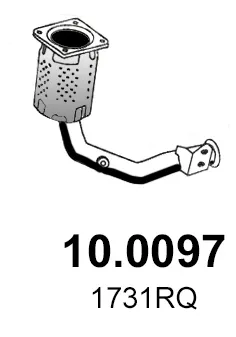 Catalytic Converter Citroën NEMO Box Body/MPV · Citroën NEMO MPV · Fiat FIORINO Box Body/MPV