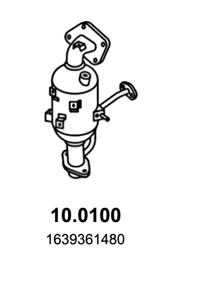 Catalytic Converter Citroën C1 II · Peugeot 108 · Toyota YARIS
