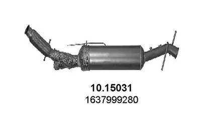 Soot/Particulate Filter, exhaust system Citroën JUMPY III Van · Citroën JUMPY III Platform/Chassis · Opel ZAFIRA LIFE Bus
