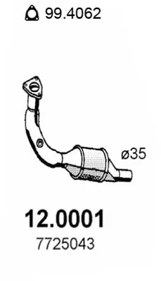 Catalytic Converter Fiat CINQUECENTO