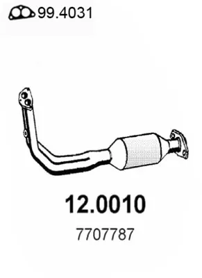 Catalytic Converter Fiat PANDA · Fiat PANDA Hatchback Van