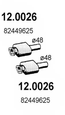 Catalytic Converter Fiat TEMPRA S.W. · Lancia DEDRA · Lancia DEDRA SW