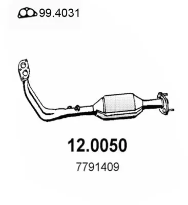 Catalytic Converter Fiat PANDA