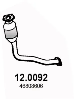 Catalytic Converter Fiat BRAVA · Fiat BRAVO I · Fiat MAREA