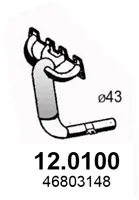 Catalytic Converter Fiat SEICENTO / 600 · Fiat PANDA · Fiat PANDA Hatchback Van