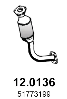 Catalytic Converter Fiat MULTIPLA