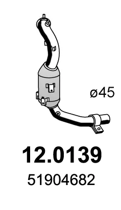 Catalytic Converter Fiat PANDA · Fiat PANDA VAN