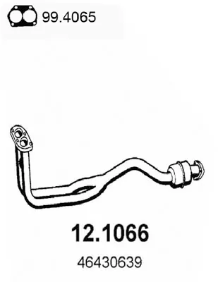 Exhaust Pipe Fiat BRAVA · Fiat BRAVO I · Fiat MAREA
