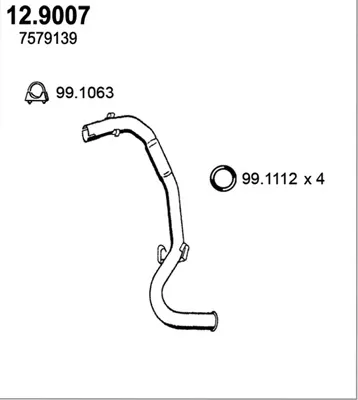 Exhaust Pipe Alfa Romeo AR 6 Van · Citroën C25 Bus · Citroën C25 Platform/Chassis